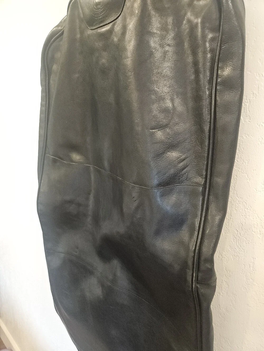 Rare Vintage Ghurka Black Leather Sheath - Never Used No 173 Registered Bag W17.